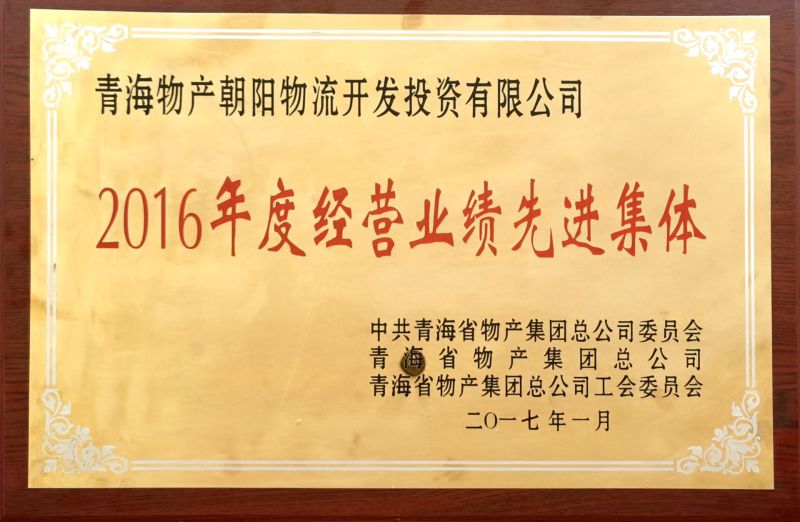 2016年度經(jīng)營(yíng)業(yè)績(jì)先進(jìn)集體