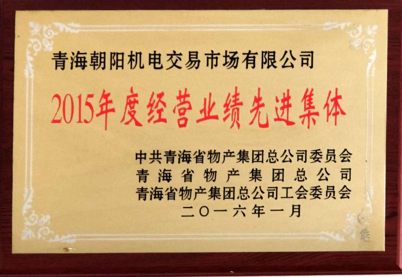 2015年度經(jīng)營(yíng)業(yè)績(jì)先進(jìn)集體